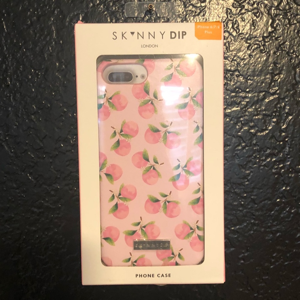 Brand new peach iPhone 6/7/8 plus phone case